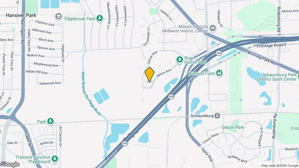 1942 Heron Ave Map and Location Details