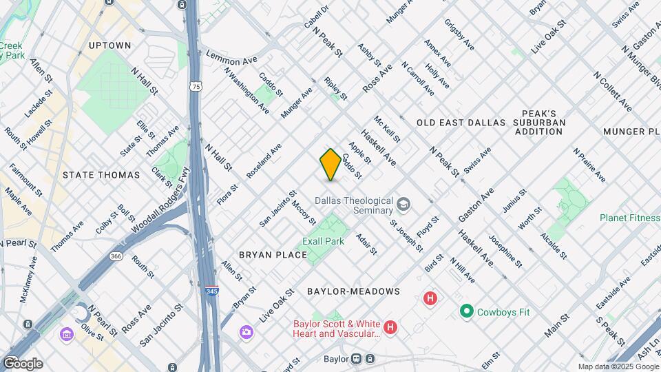 1500 Pecos St Map and Location Details