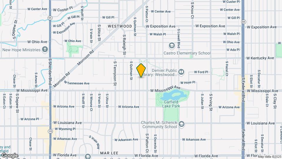 1026 S Perry St Map and Location Details