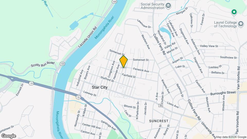 516 Kensington Ave Map and Location Details