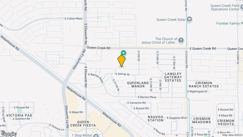 422 E Saddle Way Map and Location Details