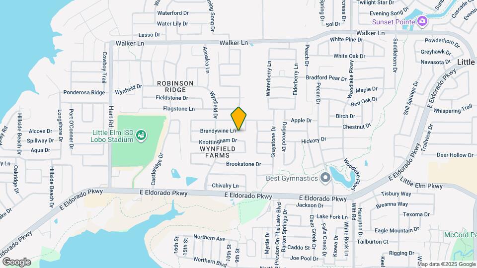 1570 Brandywine Ln Map and Location Details