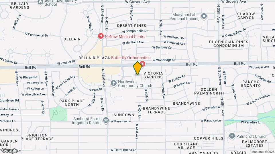 4045 W Bell Rd Mapa y Detalles de la Ubicación