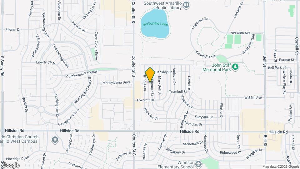 5714 Spencer St Map and Location Details