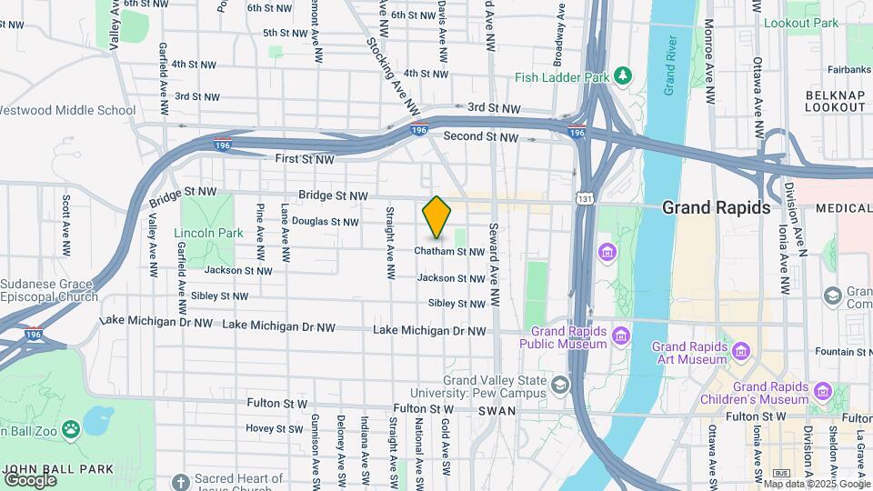 301 Gold Ave NW Map and Location Details