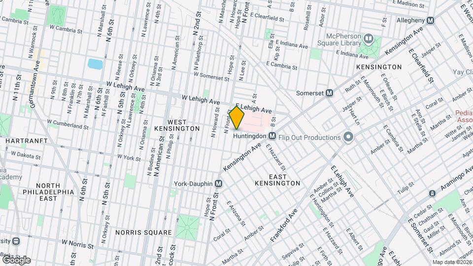 112 E Huntingdon St Map and Location Details