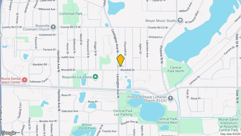 1095 Woodhill Dr Map and Location Details