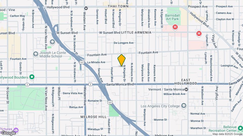 5212 Lexington Ave Map and Location Details