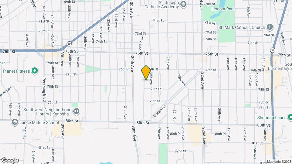 7717 29th Ave Map and Location Details