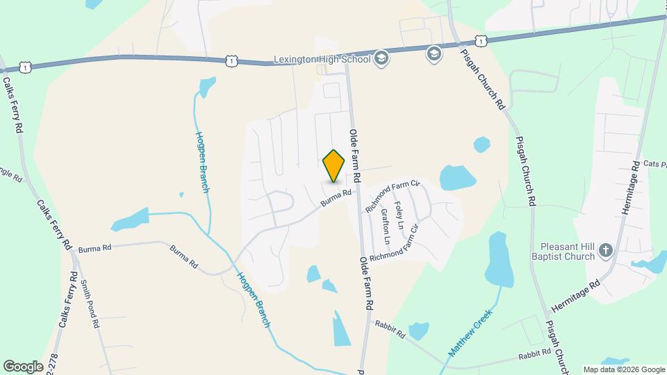 205 Rice Hill Ct Map and Location Details