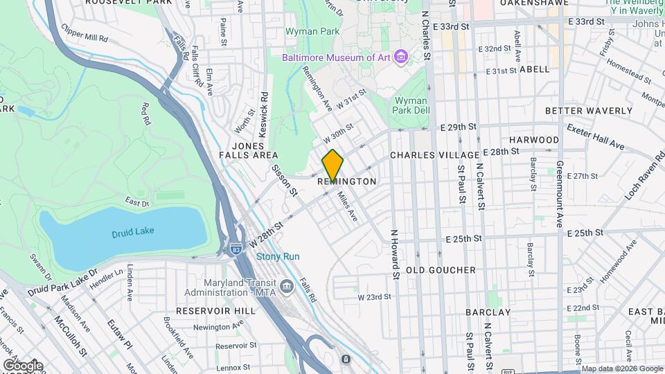 406 W 28th St Map and Location Details