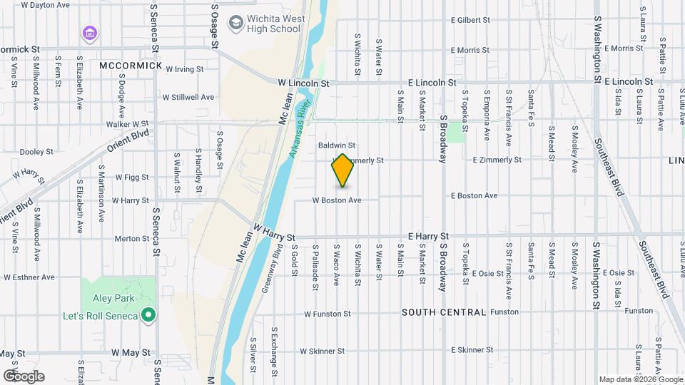 1436 S Waco Ave Map and Location Details