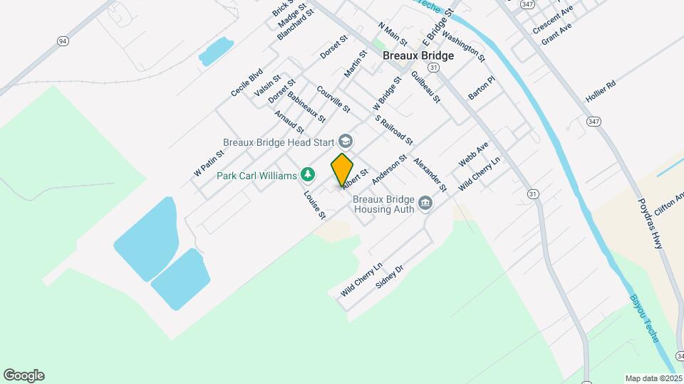 Breaux Bridge Apartments Map and Location Details