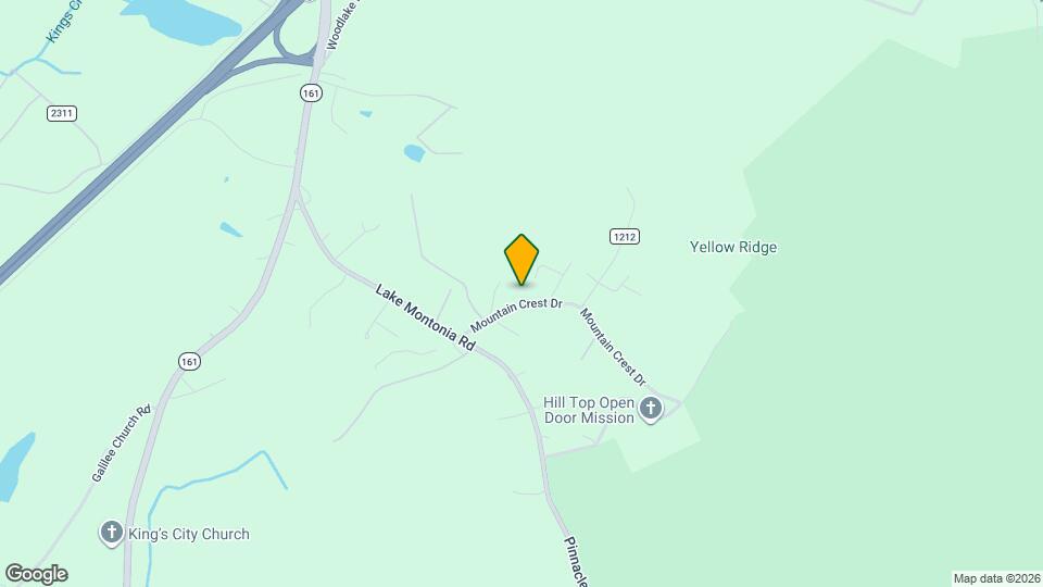 825 Mountain Crest Dr Map and Location Details