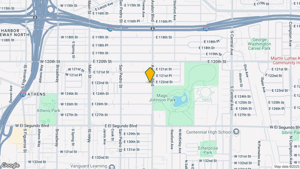 12207 Avalon Blvd Map and Location Details