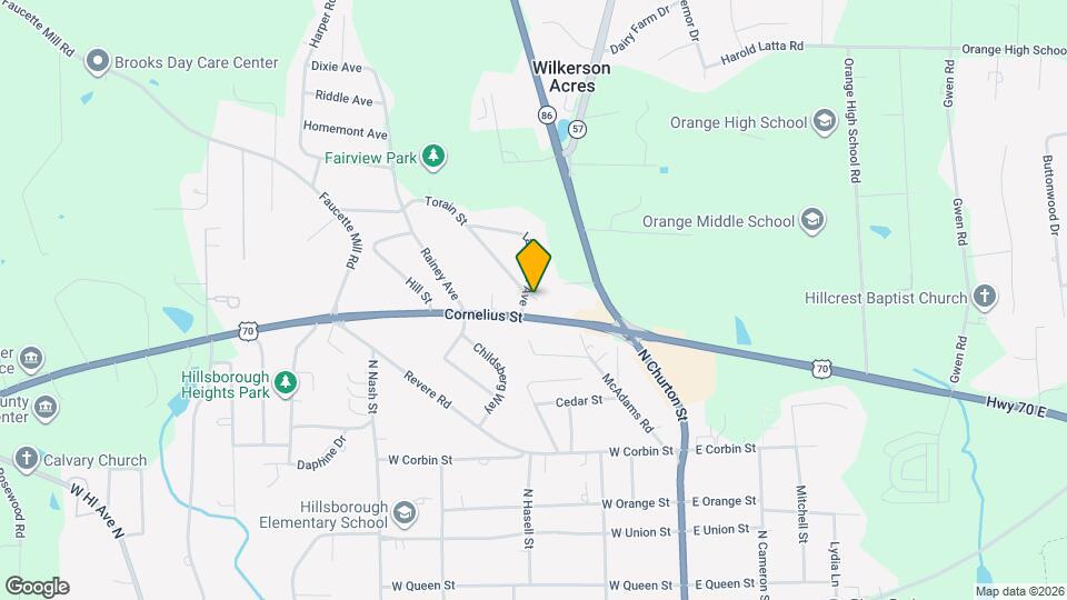 101 Lawndale Ave Map and Location Details