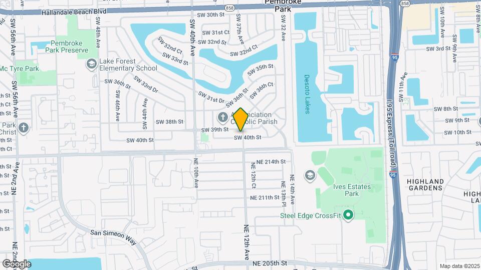 3701 SW 40th St Map and Location Details