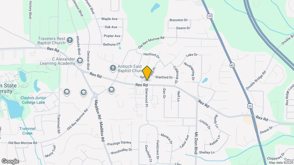 2486 Rex Rd Map and Location Details