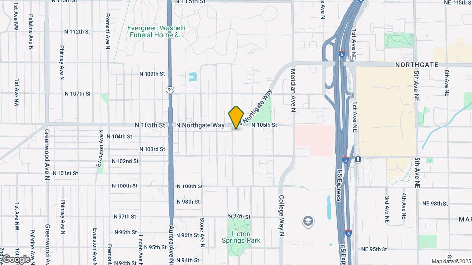 10346 Ashworth Ave N Mapa y Detalles de la Ubicación