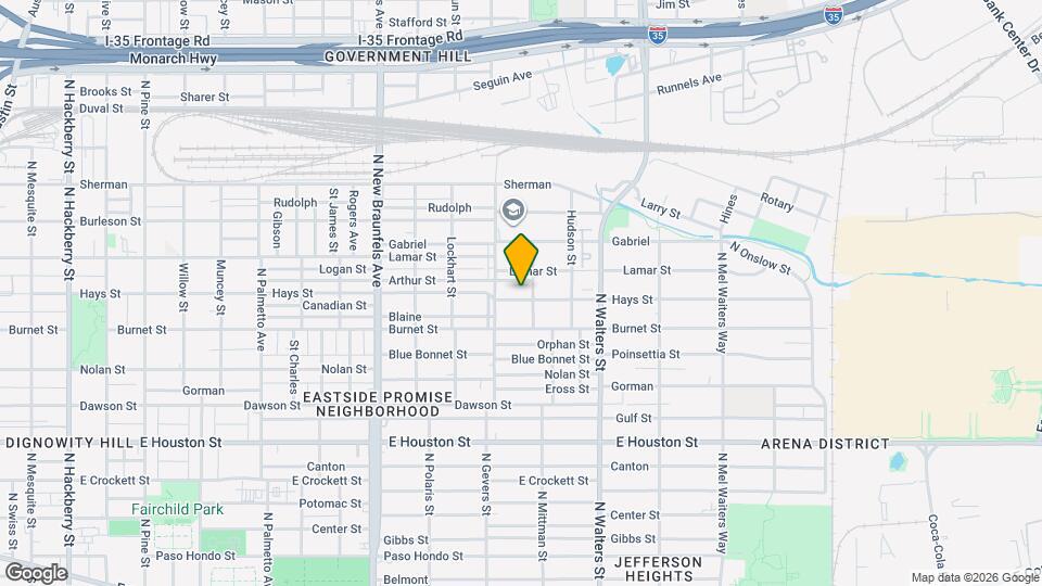 1731 Hays St Map and Location Details