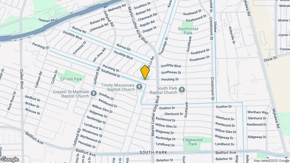 5506 Pershing St Map and Location Details
