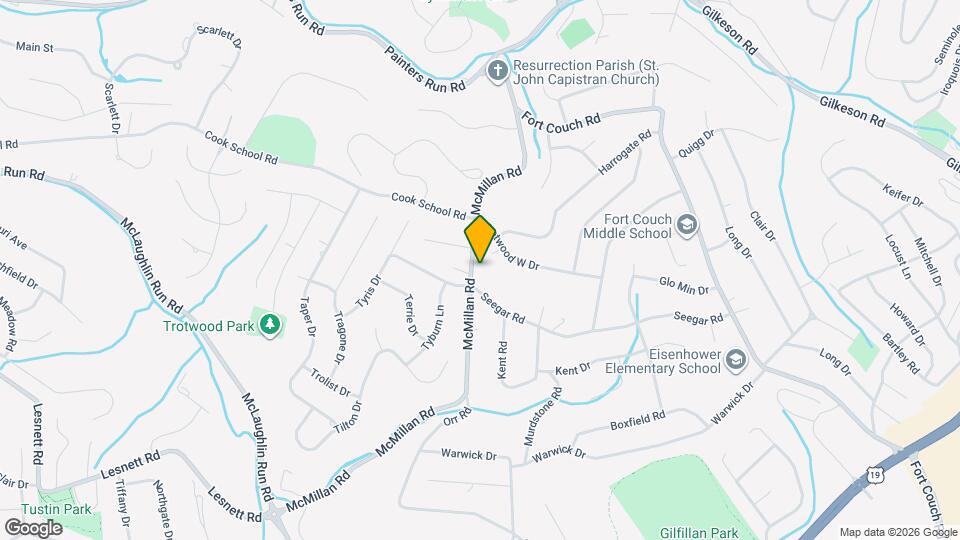 1775 McMillan Rd Map and Location Details