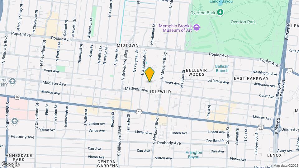 25 N Idlewind St Map and Location Details