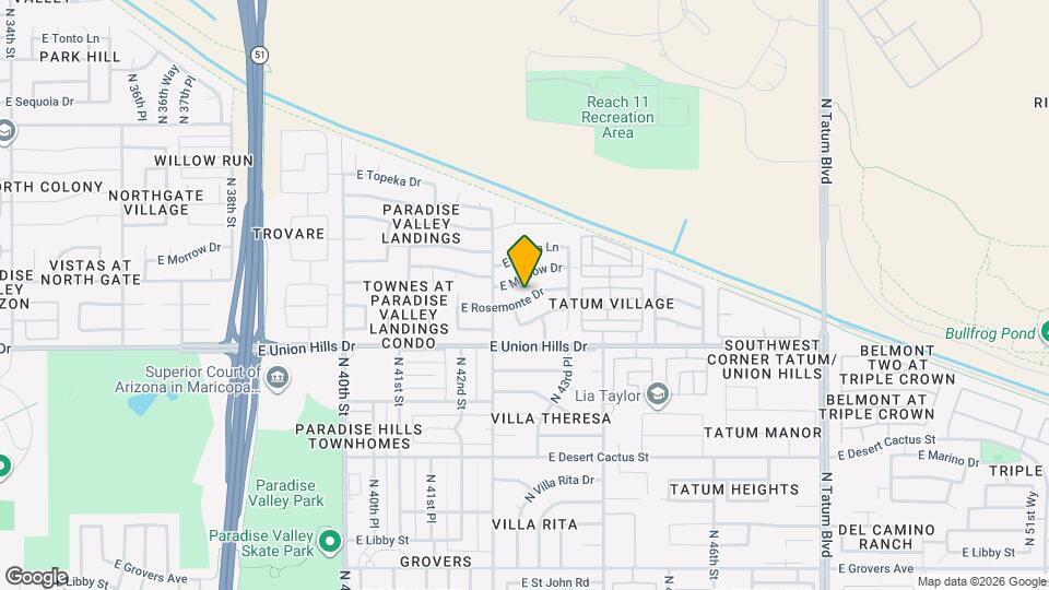 4260 E Rosemonte Dr Map and Location Details