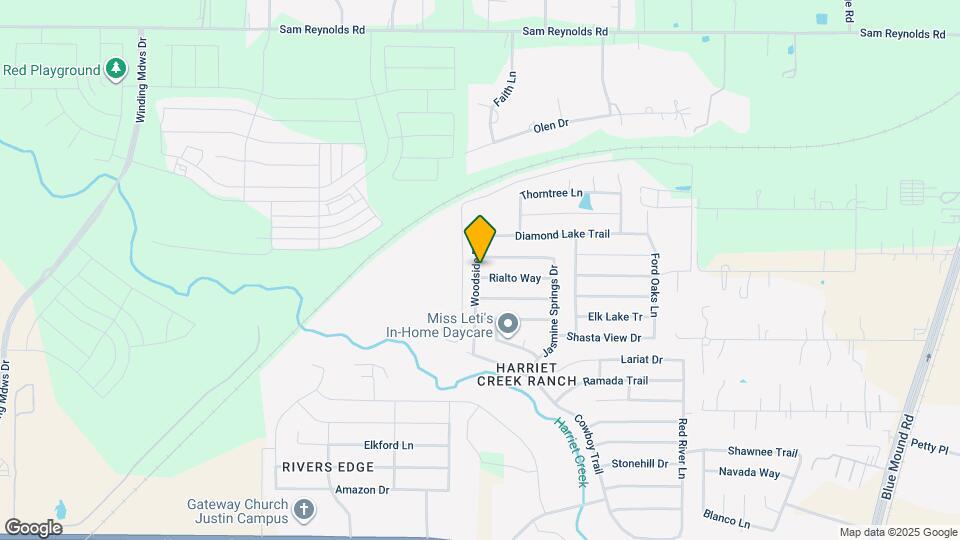 1601 Rialto Way Map and Location Details