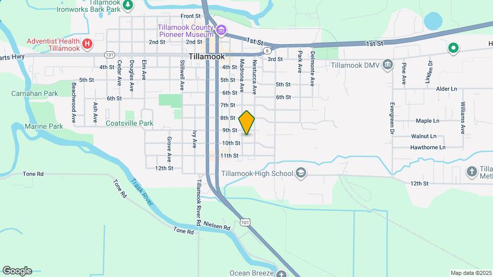 909 Madrona Ave, Unit B Map and Location Details