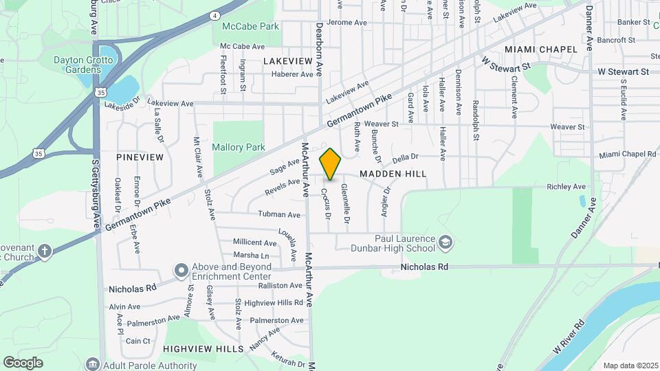 1118 Crocus Dr Mapa y Detalles de la Ubicación