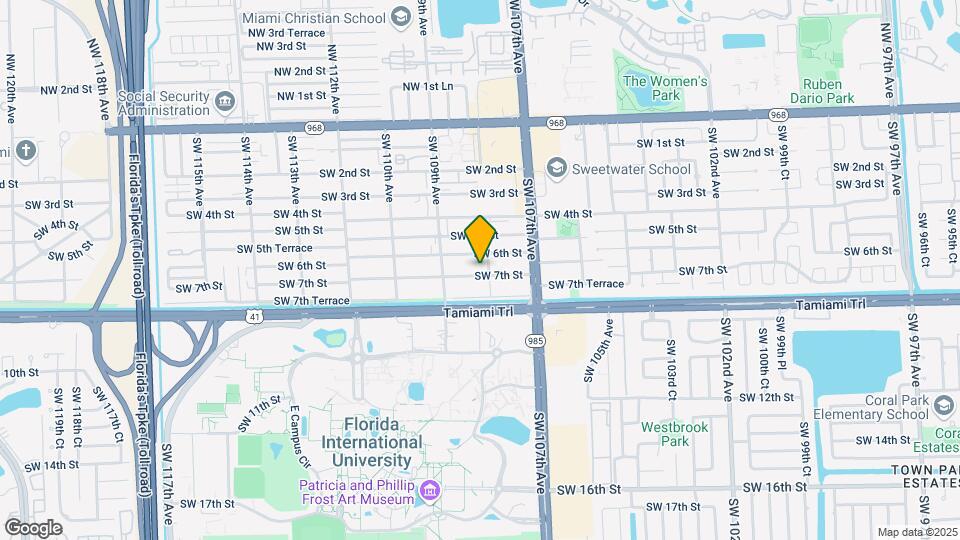 10811 SW 7th St Mapa y Detalles de la Ubicación