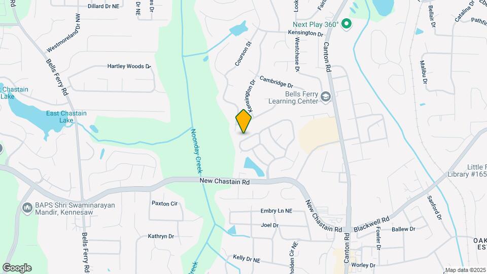 3517 Chastain Glen Ln NE Map and Location Details