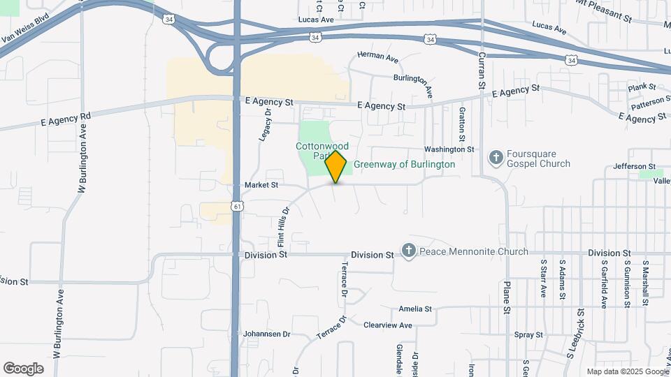2711 Flint Hills Dr Map and Location Details