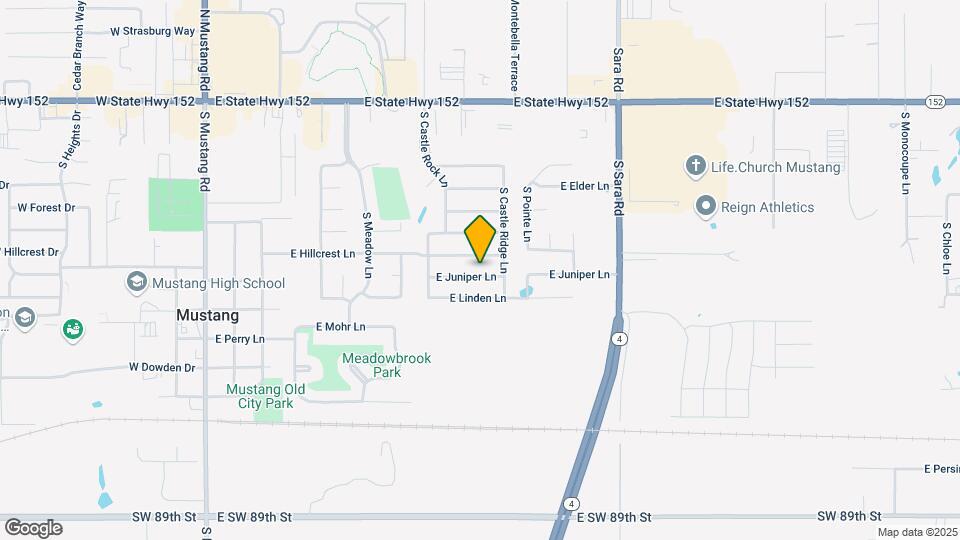 613 E Juniper Ln Map and Location Details