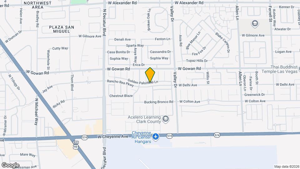 4431 Golden Palomino Ln Map and Location Details