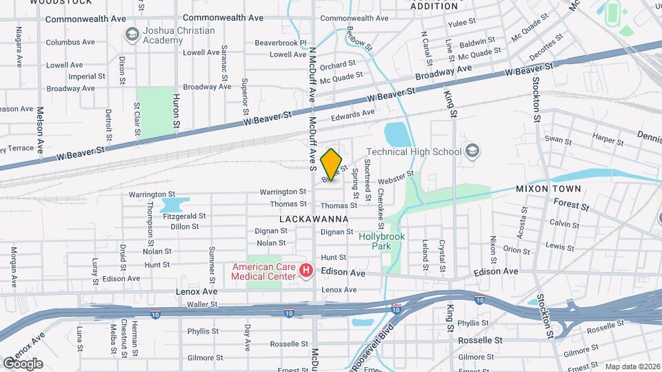 2971 Warrington St Map and Location Details