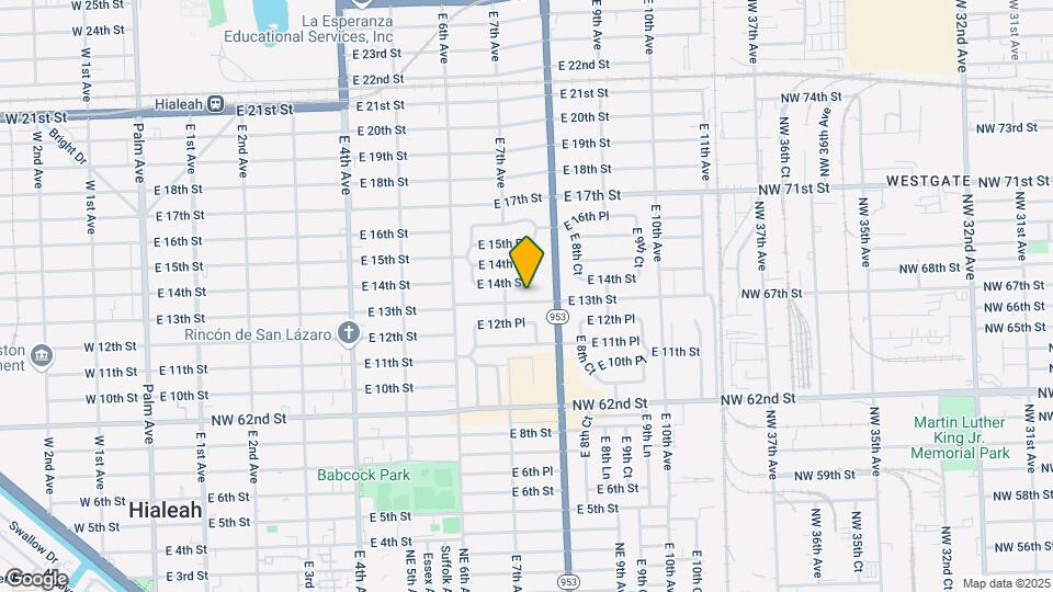 731 E 13th St Map and Location Details