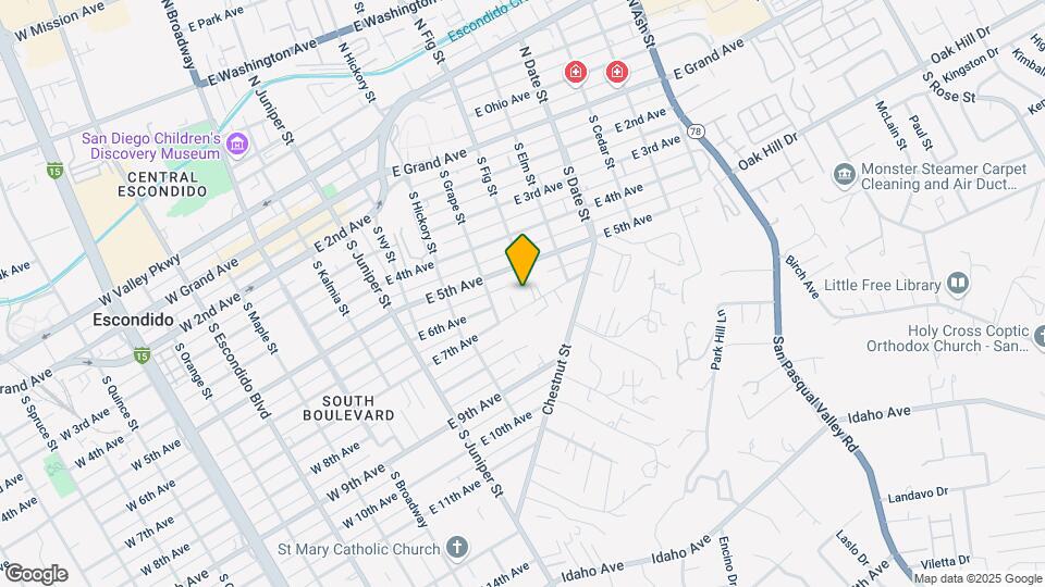 625 S Fig St Map and Location Details