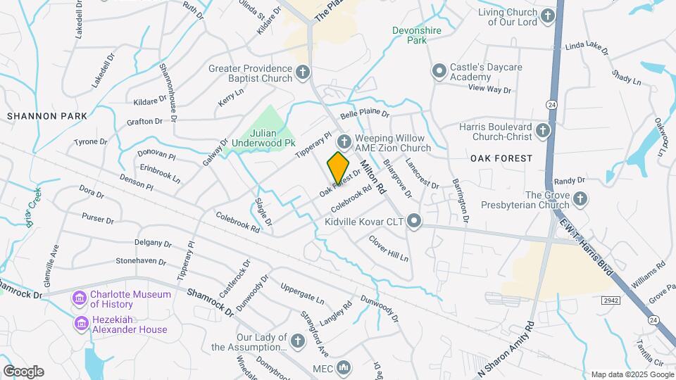 4300 Oak Forest Dr Map and Location Details