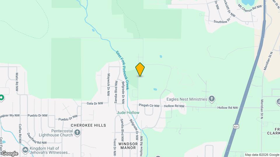 6234 Pisgah Dr NW Map and Location Details