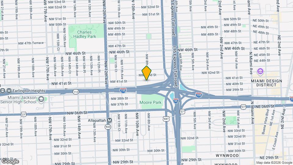 4020 NW 8th Ave Map and Location Details