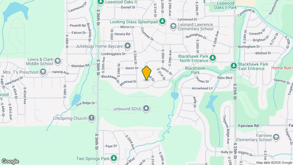 13608 S 32nd St Map and Location Details
