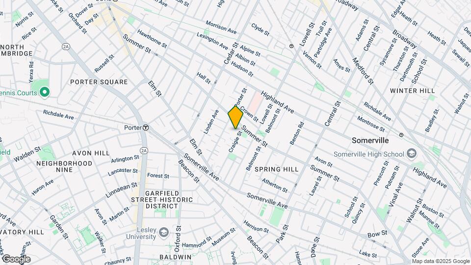 74 Craigie St Mapa y Detalles de la Ubicación