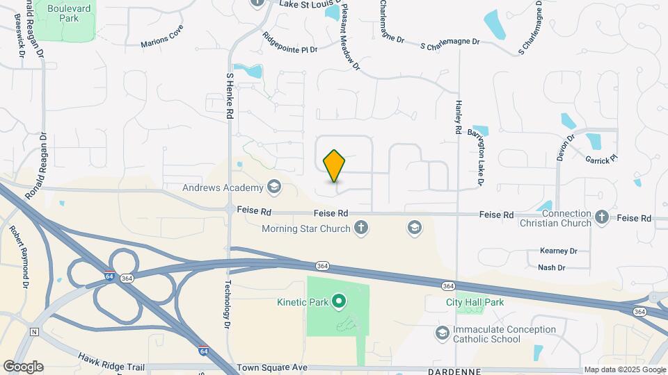 203 Dardenne Run Ct Map and Location Details