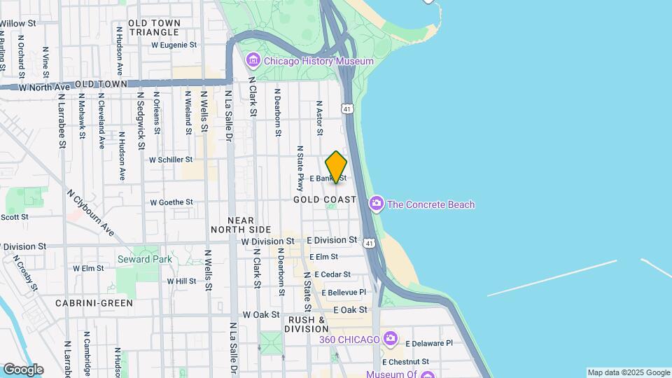 1350 N Ritchie Ct Map and Location Details