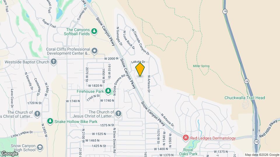 1920 Lakota Dr Map and Location Details