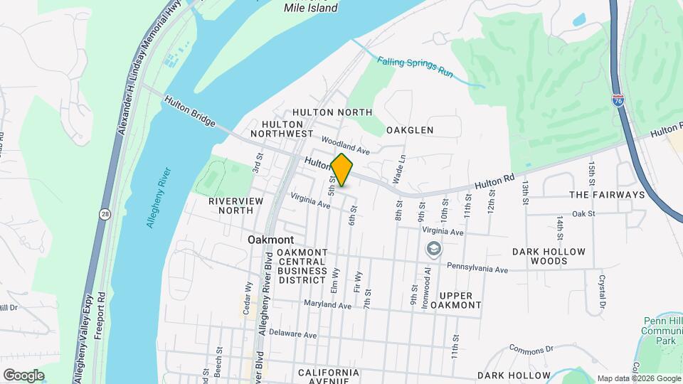 523 Edgewood Ave Map and Location Details