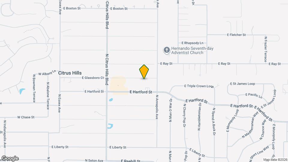 760 E Gilchrist Ct Map and Location Details