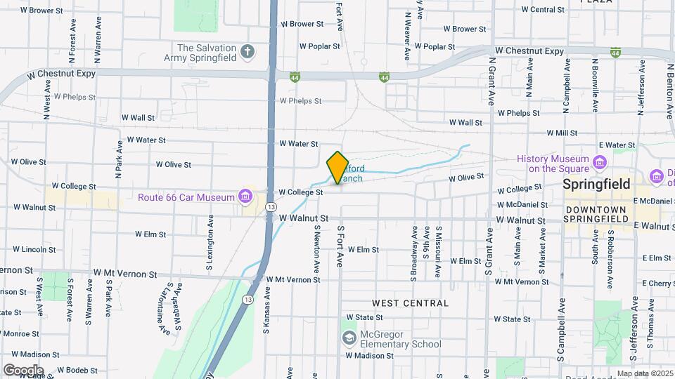 1303 W College St Map and Location Details